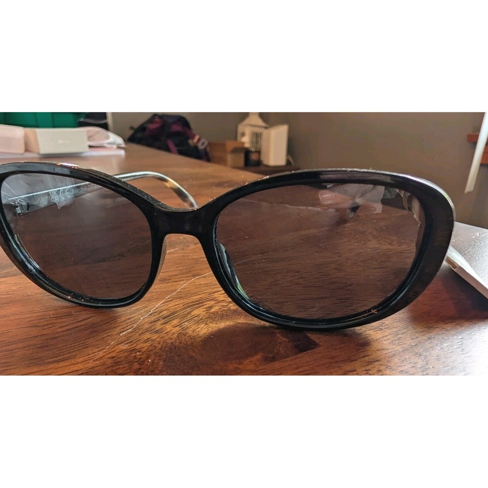 Falls Creek Polarized Women's Sunglasses Marbled Black Gray 100% UV NWT